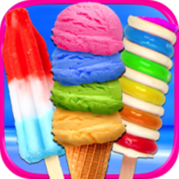Rainbow Ice Cream(Ice Popsicle Maker׿)