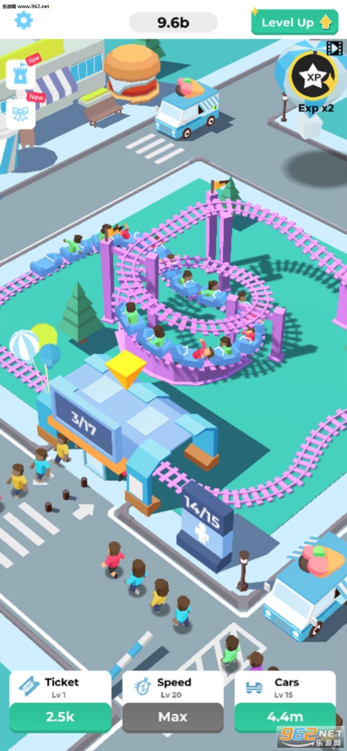 Idle RollerCoaster(תɽ׿)v1.3.1(Idle RollerCoaster)ͼ0