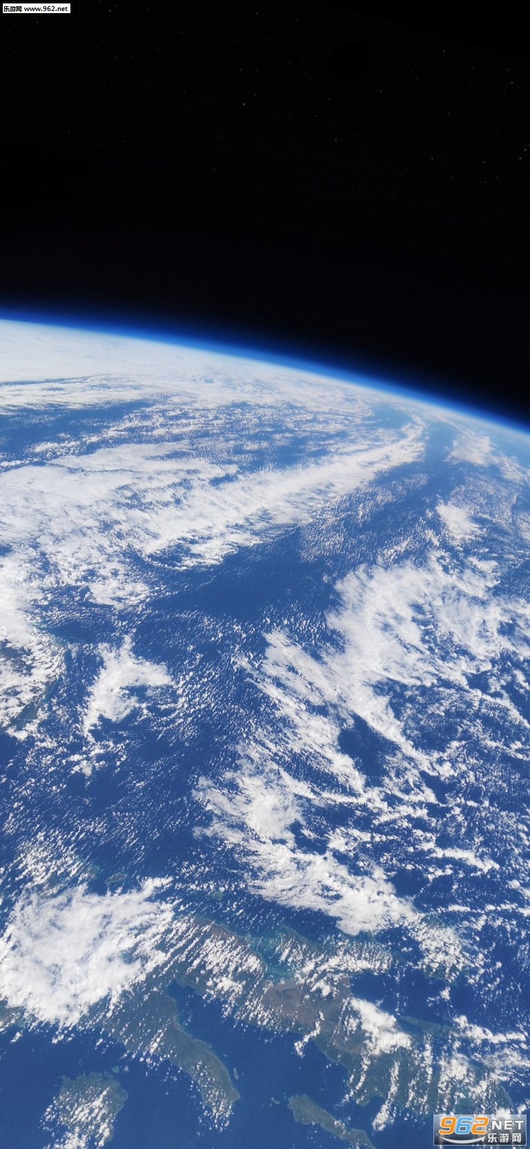 从太空俯瞰地球图片 太空俯瞰地球高清壁纸下载 乐游网手机下载站