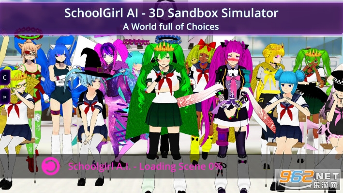 SchoolGirl AI - 3D Multiplayer Sandbox SimulatorУ@ŮAIģMv131؈D0