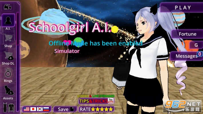 SchoolGirl AI - 3D Multiplayer Sandbox SimulatorУ@ŮAIģMv131؈D1