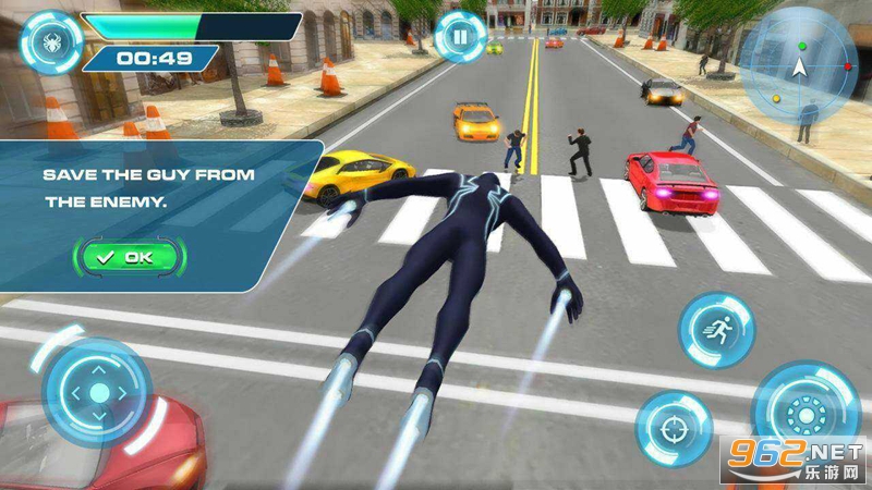 Super Spider Hero Fighting Incredible Crime Battle(超级蜘蛛英雄中文破解版)v1.1 安卓版截图3