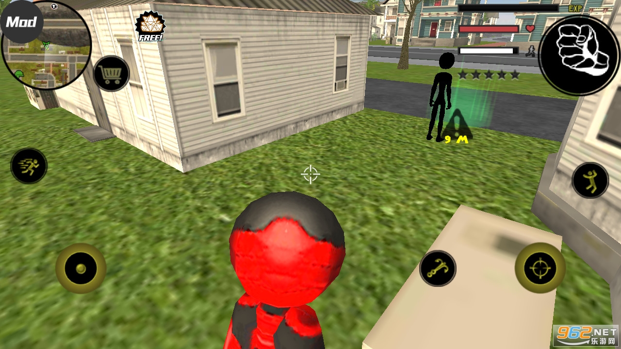 火柴人绳索英雄无限金币钻石破解版v3.4.186 2020最新版截图0