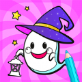 Happy Ghost - Halloween Coloring Book(ֹϷ)