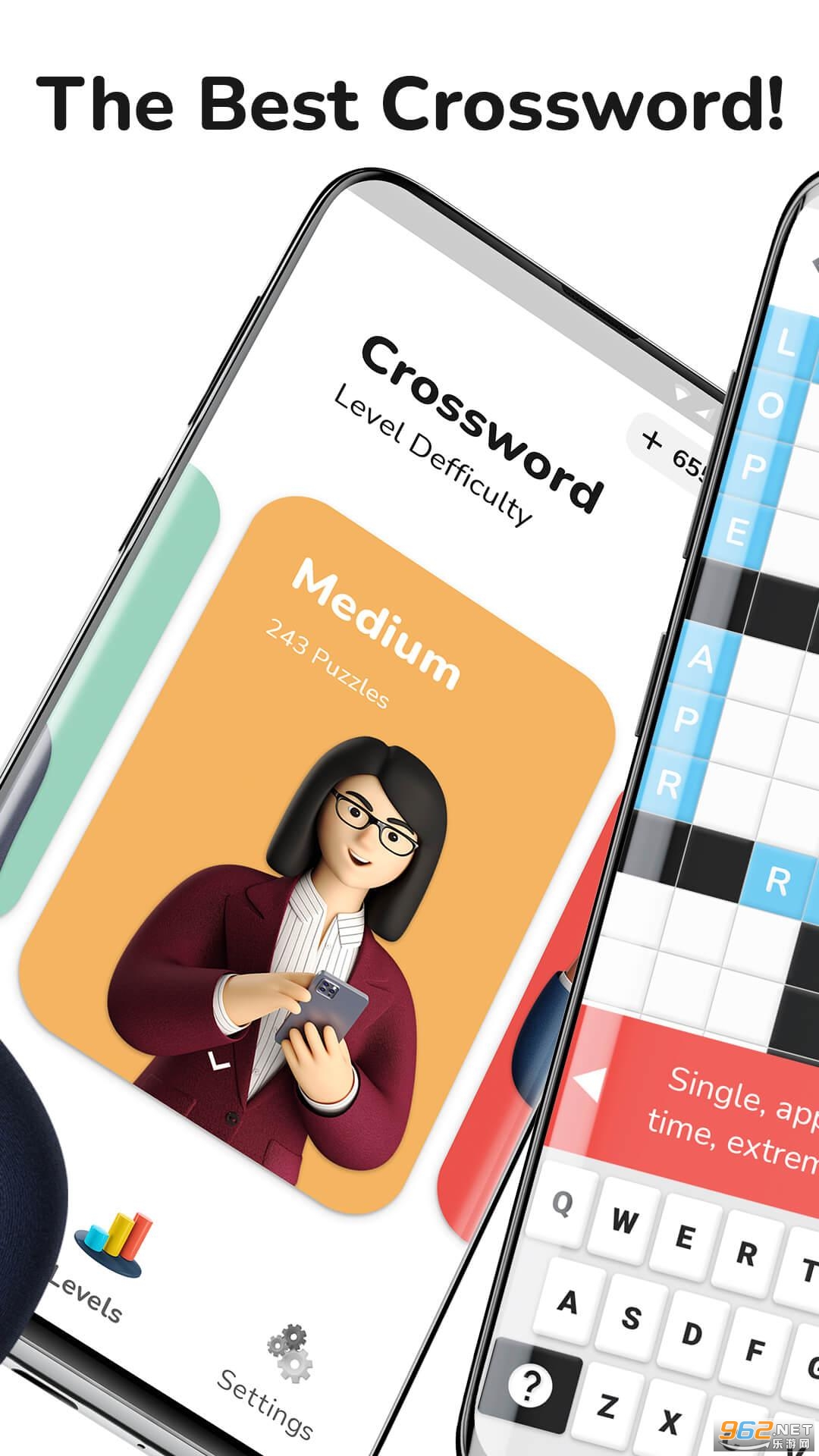 Crossword Puzzle Game for Pros and Beginners[