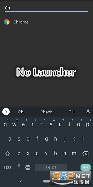 No Launcher app