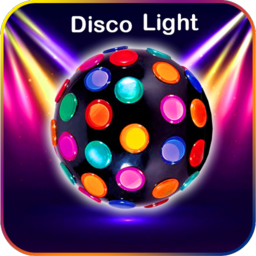 Disco Color Light Screen LED Flashlight:Torch