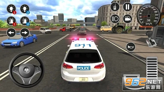 Police Car Game Simulation 2021