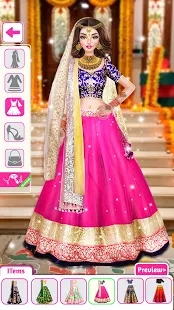 Indian Wedding DressUp Games(IndianWeddingStylistMakeupDressupGames)v0.3׿ͼ1