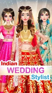 Indian Wedding DressUp Games(IndianWeddingStylistMakeupDressupGames)v0.3׿ͼ0