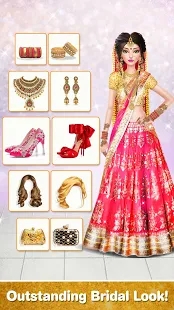 Indian Wedding DressUp Games(IndianWeddingStylistMakeupDressupGames)v0.3׿ͼ2