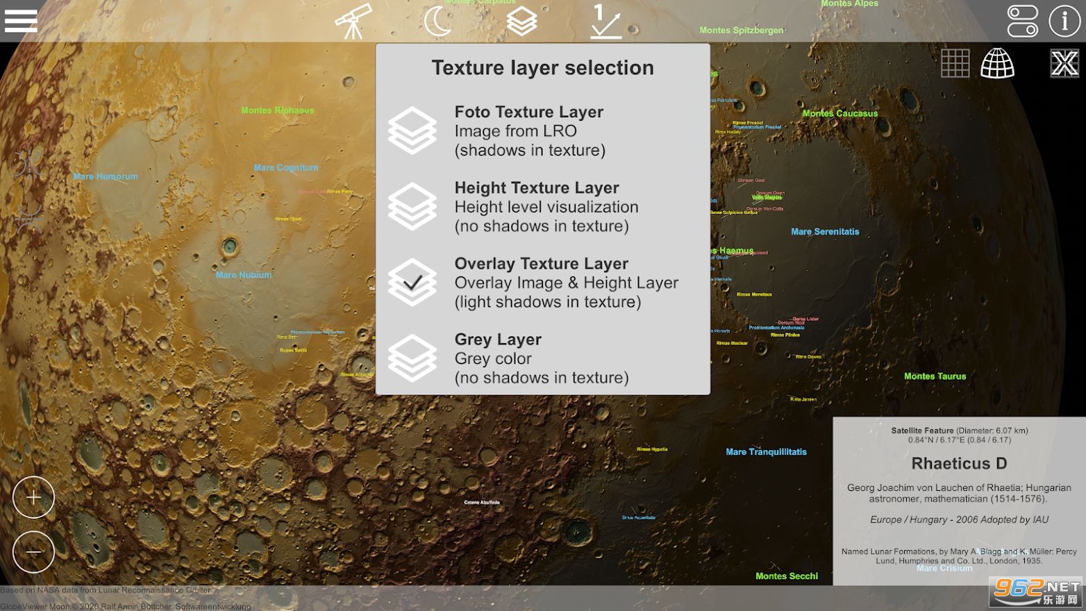 GlobeViewer Moon3Dͼv0.5.6 ׿ͼ3