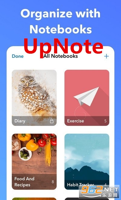 UpNote app