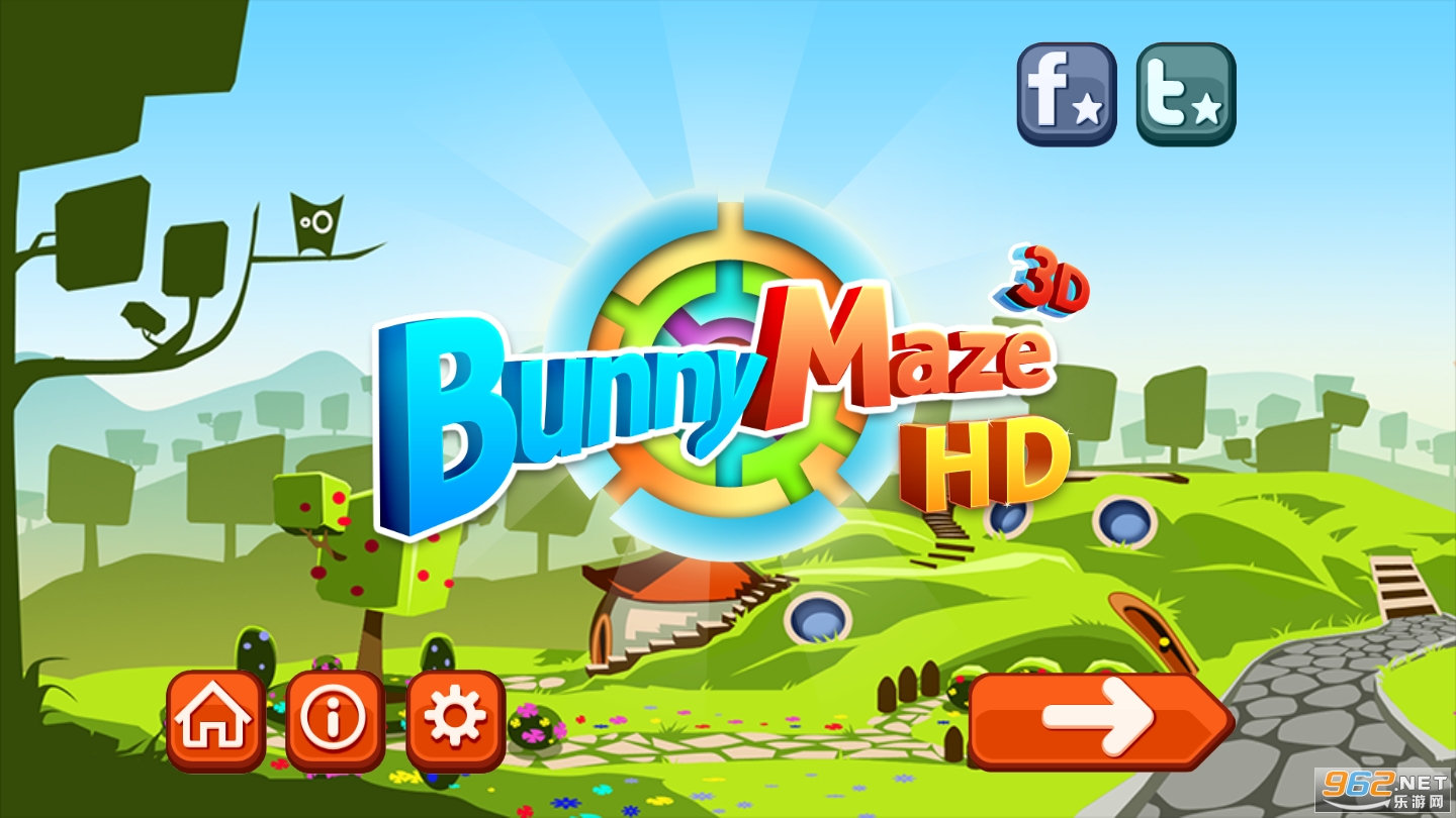  Bunny Maze HD (3D version of rabbit maze adventure) v1.0.1 (Bunny Maze) Screenshot 1