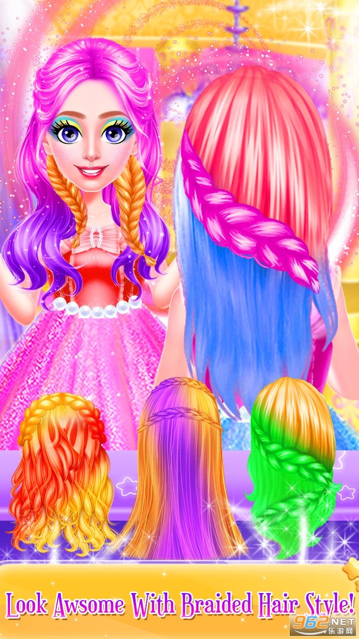 Fashion Braid Hairstyles Salon Game for Girls(ʱбӷɳ3)v1.2 ׿ͼ2