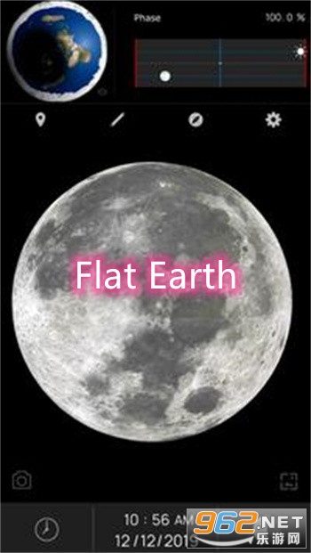 Flat Earth app