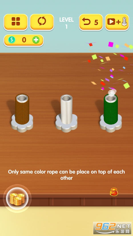 Rope Sort Puzzle(ӷƴͼ)v1.3.1 ׿ͼ1