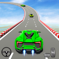 Mega Ramp Car Stunt Races 3D: Ramp Stunt Car Gamesµؼ3DϷ