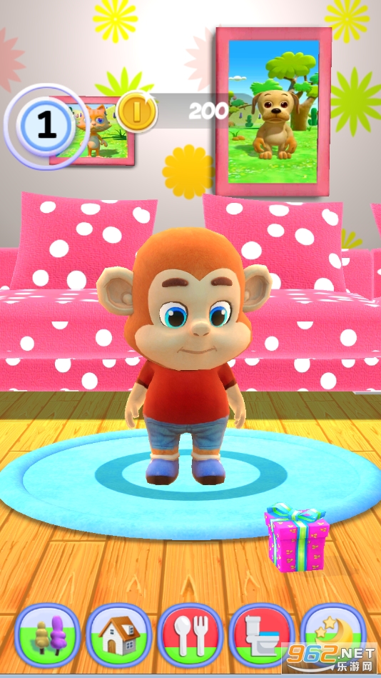 Talking Monkey(ҵĺӻ˵СϷ)v1.0.4ٷͼ2