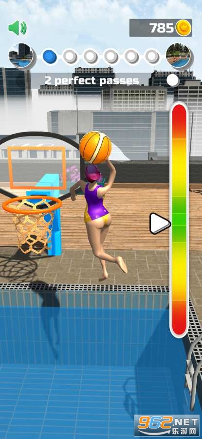  Swimming pool slam dunk game (Wet Hoops) v1.0.106 Android version screenshot 3