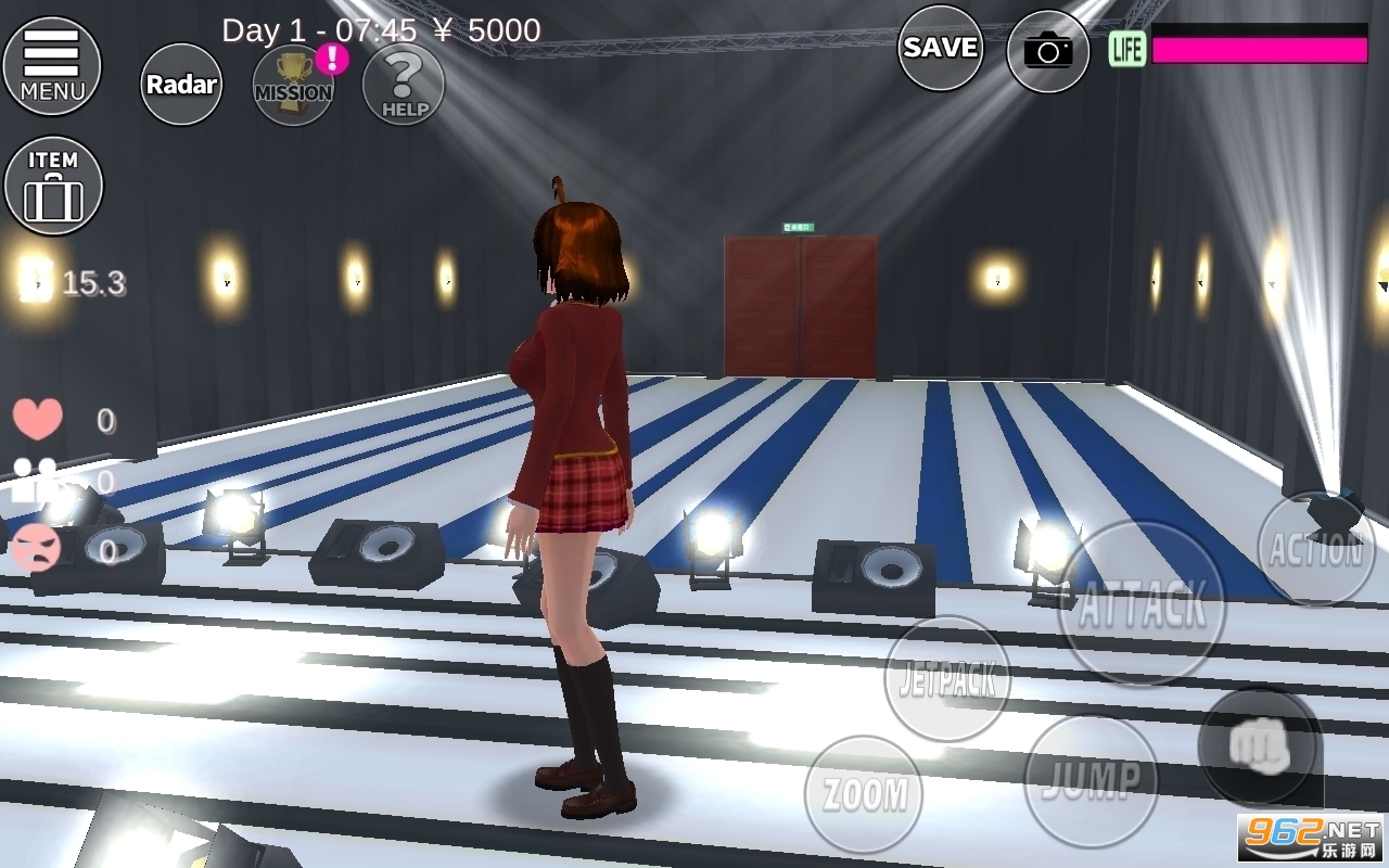 SAKURA SchoolSimulatorӣУ¶赸͸β v1.042.00ͼ4