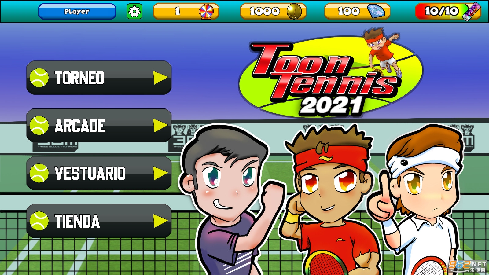 Toon Tennis 2021(ToonϷ2022°)v1.0.12 ֻͼ3
