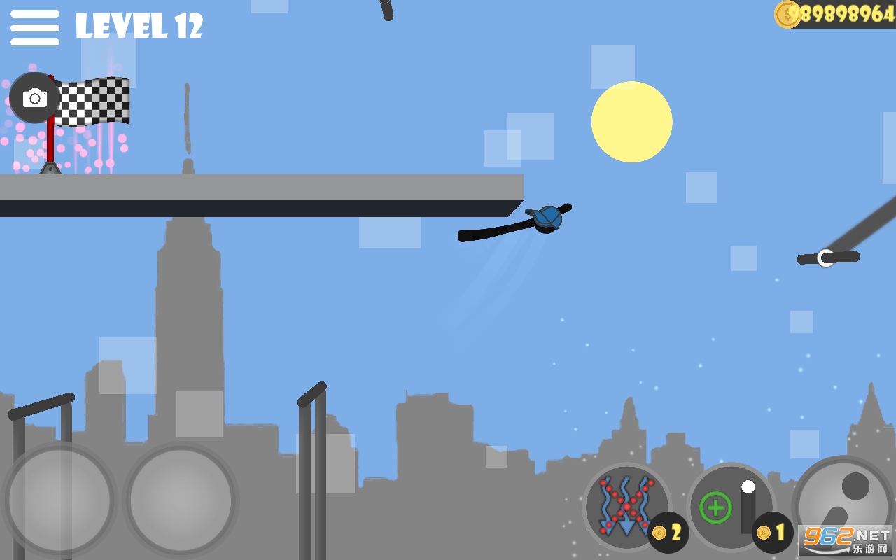 Stickman flip on the barȫPiv0.7؈D1