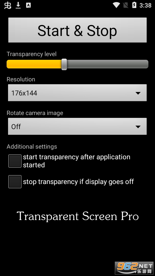 Transparent Screen-Pro app