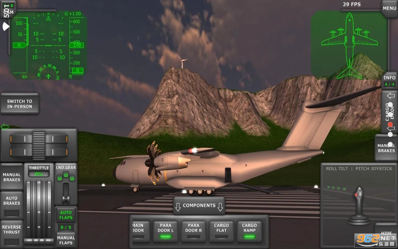 涡轮螺旋桨飞行模拟器3D无限金币版v1.27 (Turboprop Flight Simulator)截图1