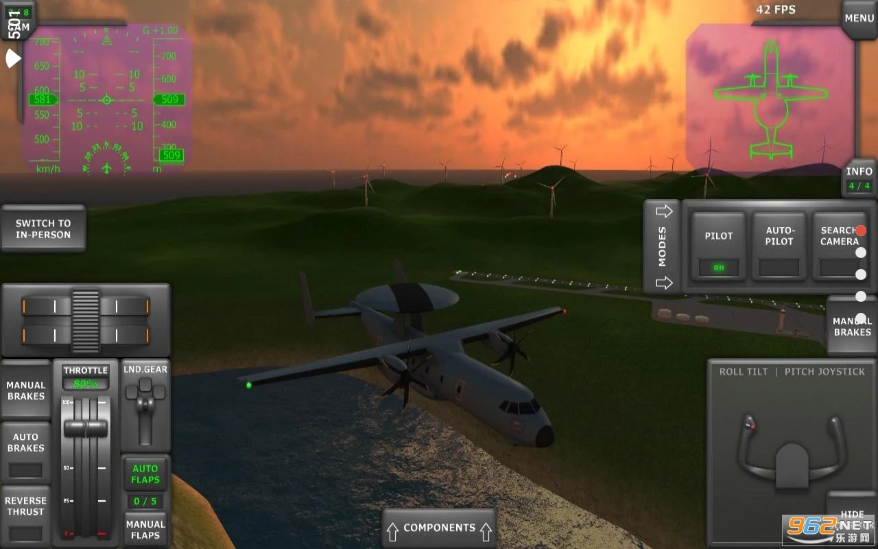 涡轮螺旋桨飞行模拟器3D无限金币版v1.27 (Turboprop Flight Simulator)截图2