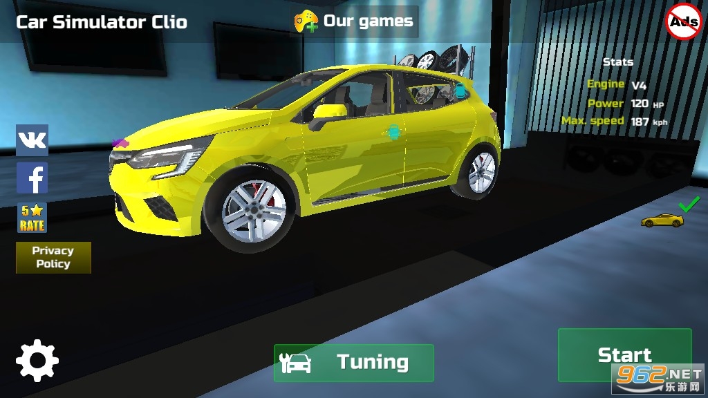 Car Simulator Clio(ClioģѰ)v1.2 ޽ҽͼ1