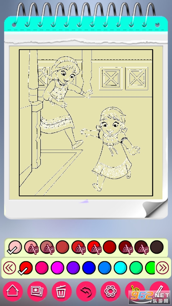 Ice Princess Snow Coloring Book(ѩɫ[)v1.19 ׿؈D2