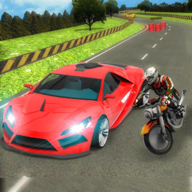 Sports Car vs Moto Bike Riding(ĦгԾϷ)