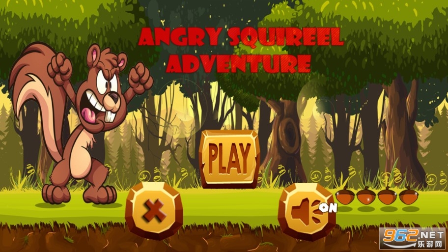 angry squireel adventure jungle(愤怒的松鼠丛林冒险游戏)v7.0 安卓版截图0