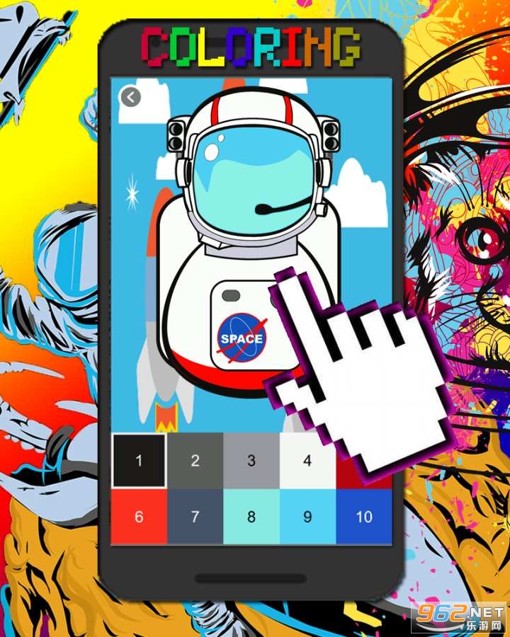 Astronaut Space Pixel Art-Coloring By Number(Ա̫Ϸ°)v2.0 ׿ͼ1