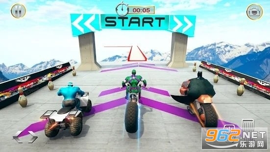 ĦµؼϷSuperhero Bike Stunt 2021 Mega Ramp Gamesv1.0 ׿ͼ1