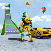Mega Ramp Car Stunt Driving Games - Car Games(Superhero Car GamesӢϷ)