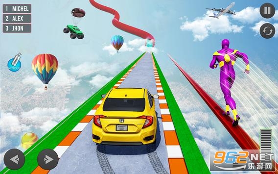 Mega Ramp Car Stunt Driving Games - Car Games(Superhero Car GamesӢϷ)v1.0.27 ׿ͼ3