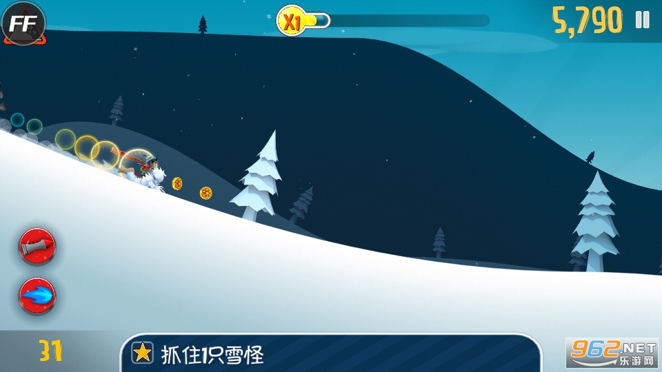 滑雪大冒险中文破解版v2.3.8 内置菜单截图7