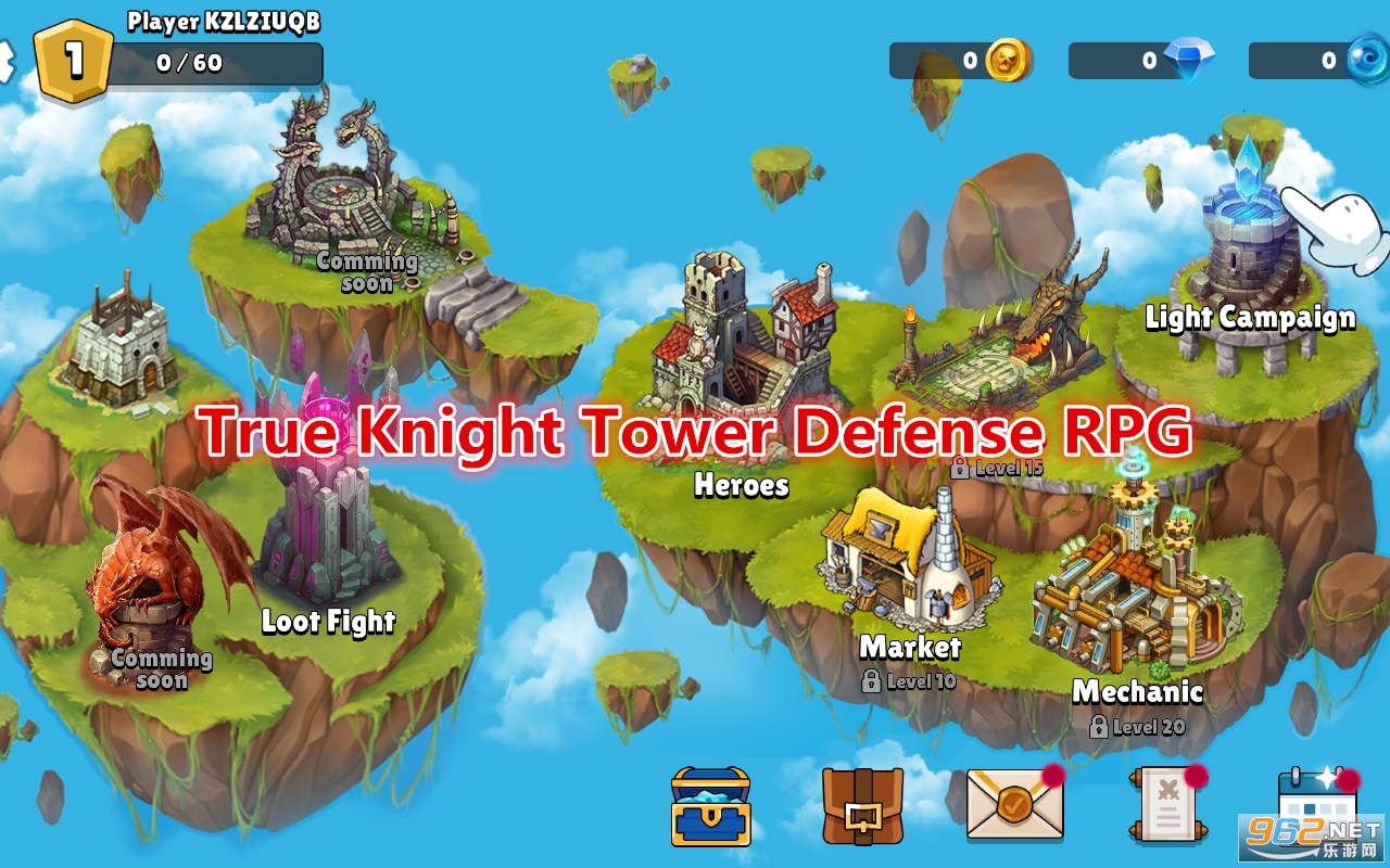 True Knight Tower Defense RPGϷ