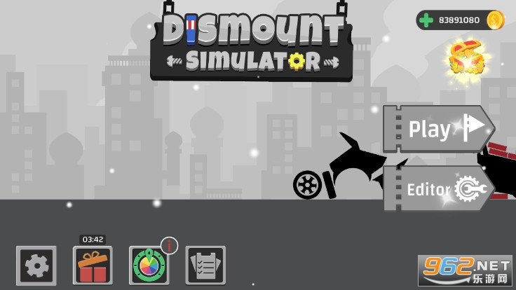 dismount simulator火柴人翻车模拟破解版v1.05无限金币截图1