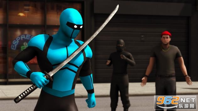 蓝色忍者Blue Ninja:Superhero Game游戏v6.7 安卓版截图0