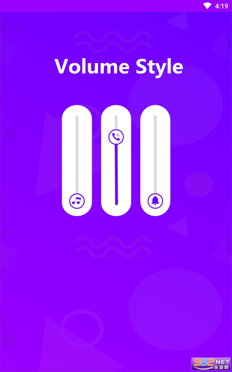 Volume Style app