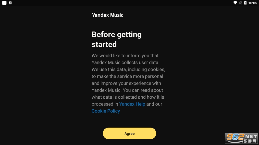 Yandex Music app