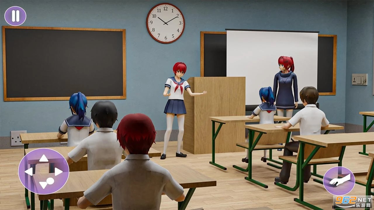 Ů̓MWУHigh school anime girl 3D Lifev1.0.5 ׿؈D0