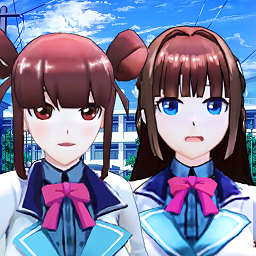 Sakura Anime School Girls 3Dƽ