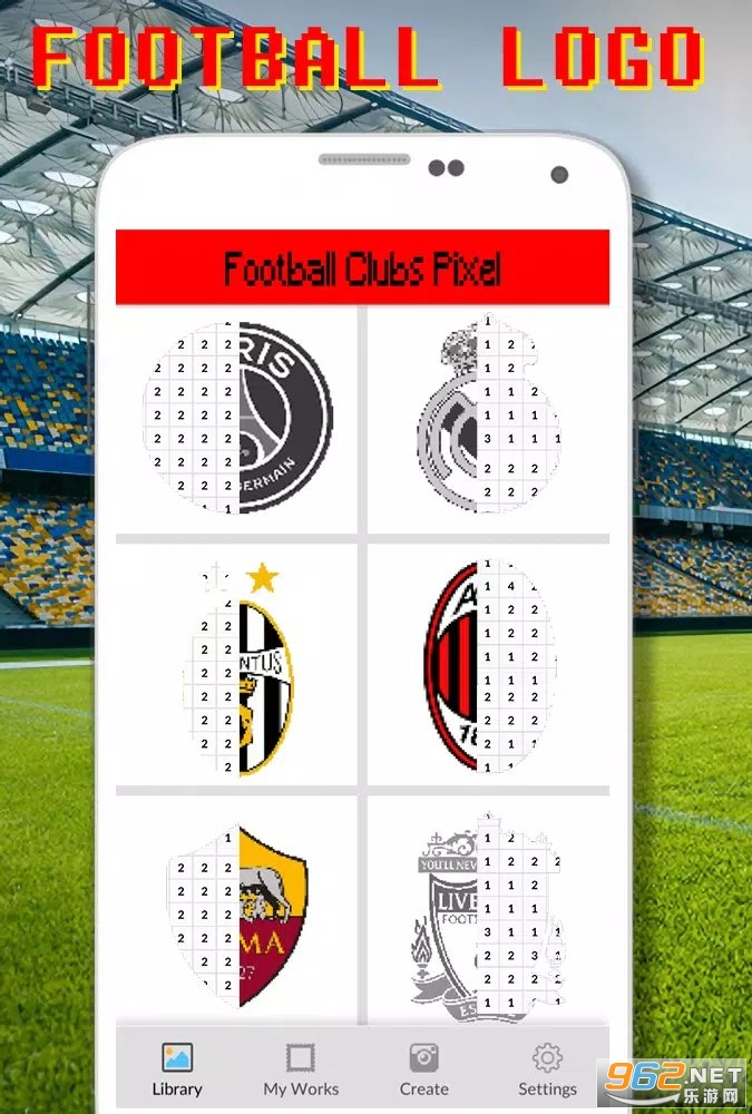 Football Logo Coloring By Number:Pixel Art°v20.0 ׿؈D0