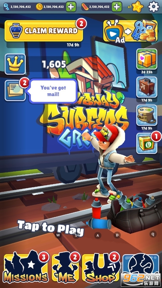 ܿʰ籾ƽ2022(Subway Surf)v2.38.0 ȫ޽ʯͼ3