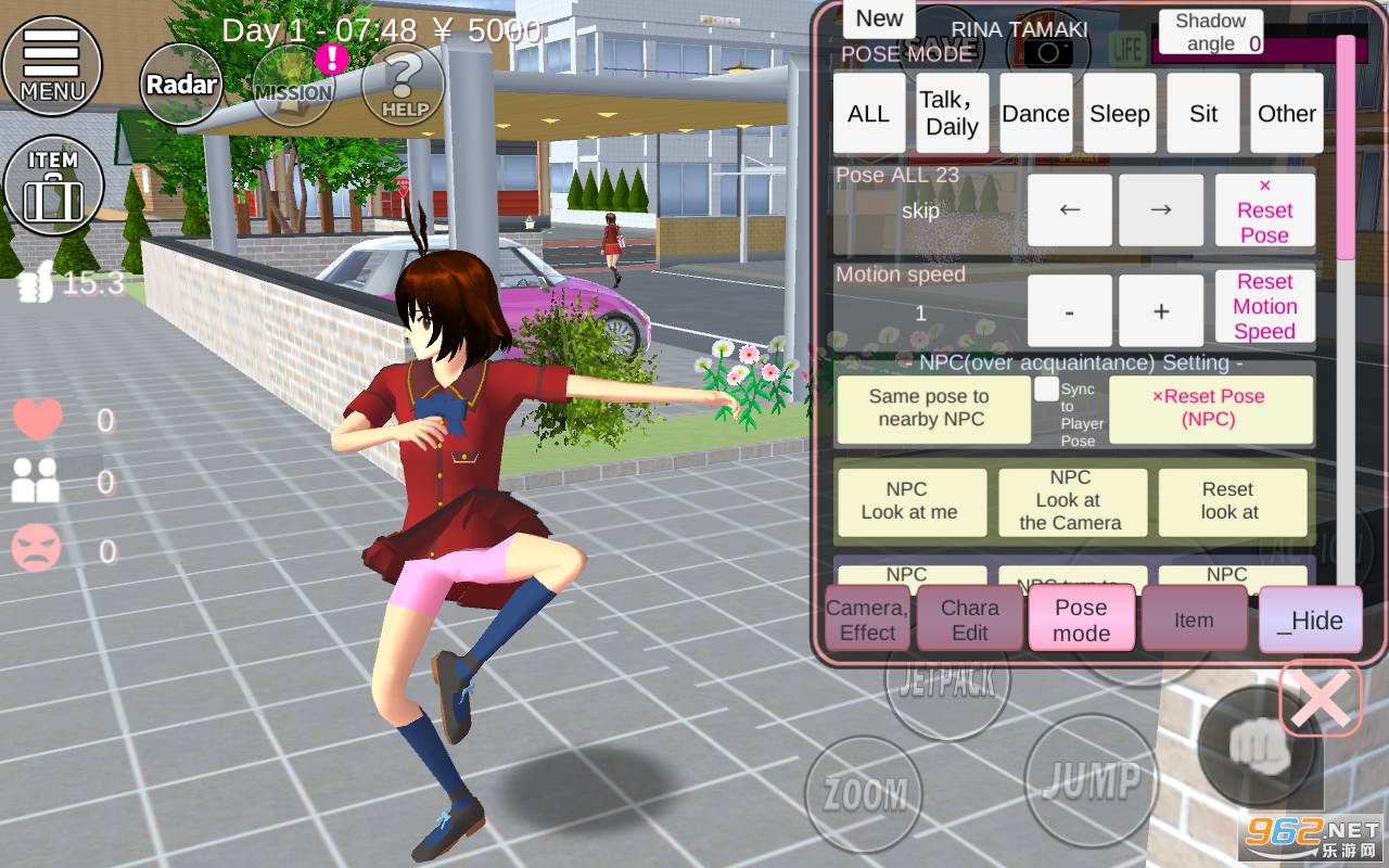 樱花校园模拟器最新版1.039.76版本夏服可变色截图2