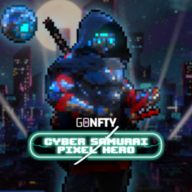ʿӢCyber Samurai Pixel Hero
